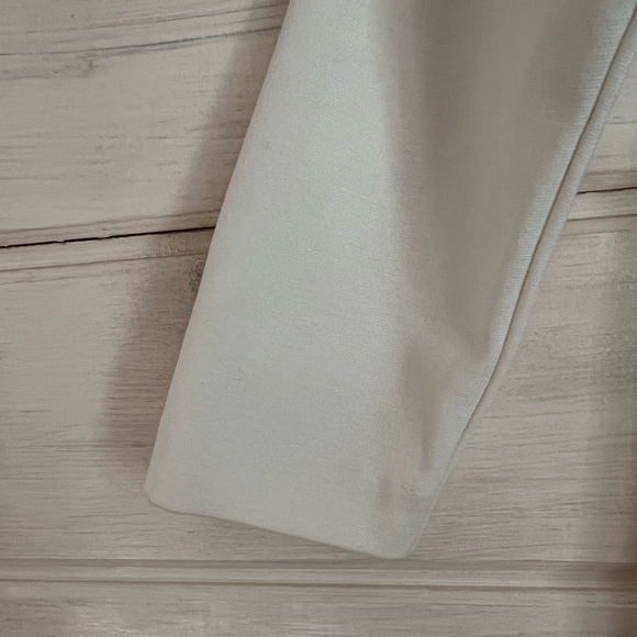 Boston Proper Ivory Knit Off The Shoulder 3/4 Sleeve Dress Size Medium Cruise - Picture 5 of 13